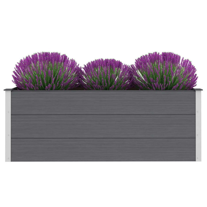 Plantenbak verhoogd 150x50x54 cm HKC grijs - Griffin Retail