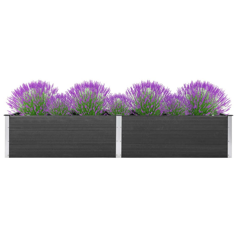 Plantenbak verhoogd 200x100x54 cm HKC grijs - Griffin Retail