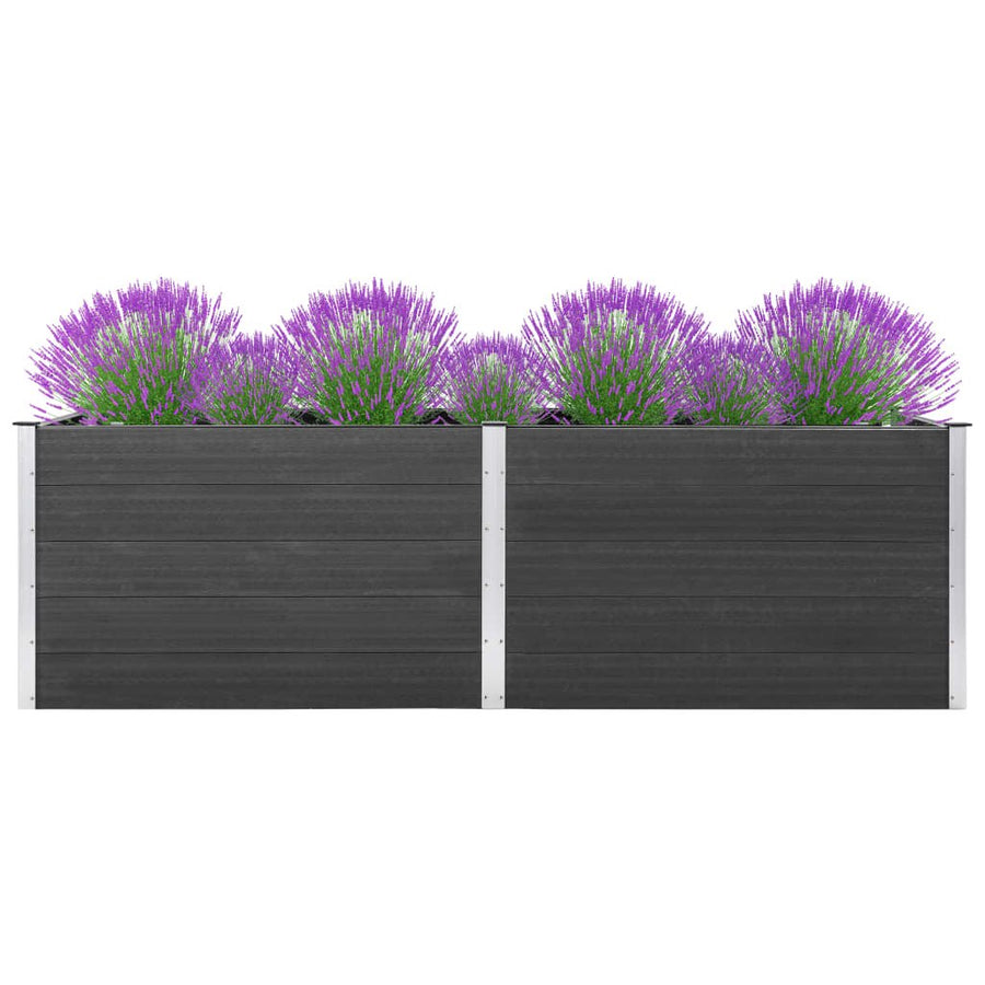 Plantenbak verhoogd 200x50x91 cm HKC grijs - Griffin Retail