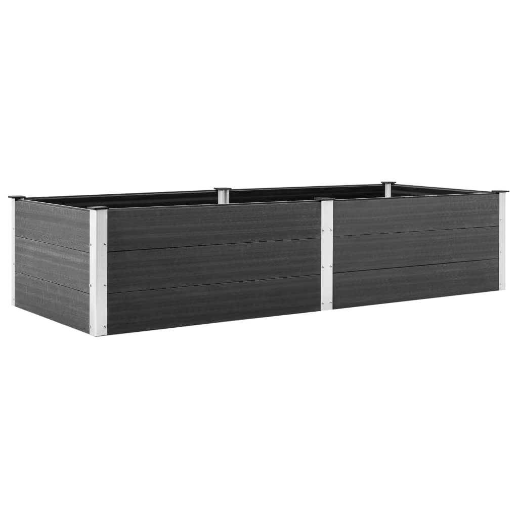 Plantenbak verhoogd 250x100x54 cm HKC grijs - Griffin Retail