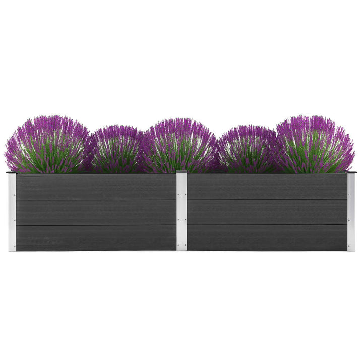 Plantenbak verhoogd 250x100x54 cm HKC grijs - Griffin Retail