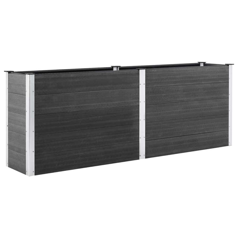 Plantenbak verhoogd 250x100x91 cm HKC grijs - Griffin Retail