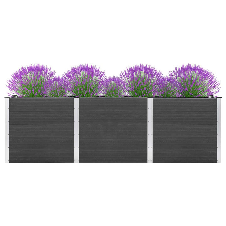 Plantenbak verhoogd 300x100x91 cm HKC grijs - Griffin Retail