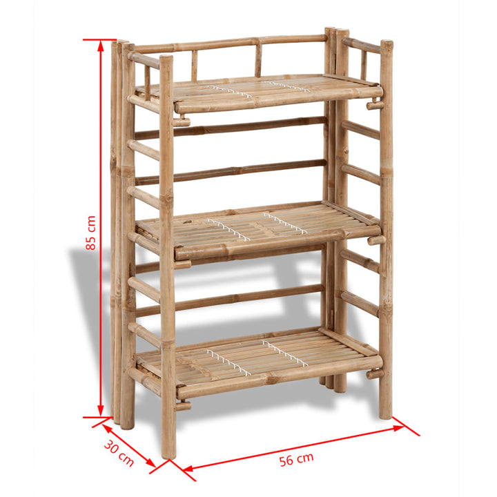 Plantenrek bamboe met 3 plankjes - Griffin Retail