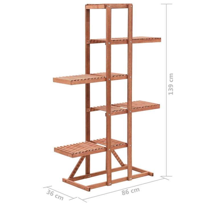 Plantenstandaard 86x36x139 cm cederhout - Griffin Retail