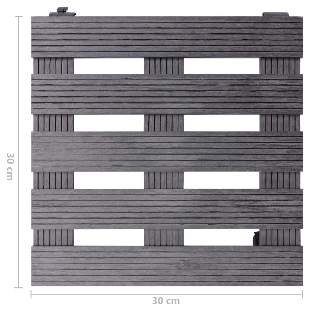 Plantentrolleys 2 st 30x30x7,5 cm HKC grijs - Griffin Retail