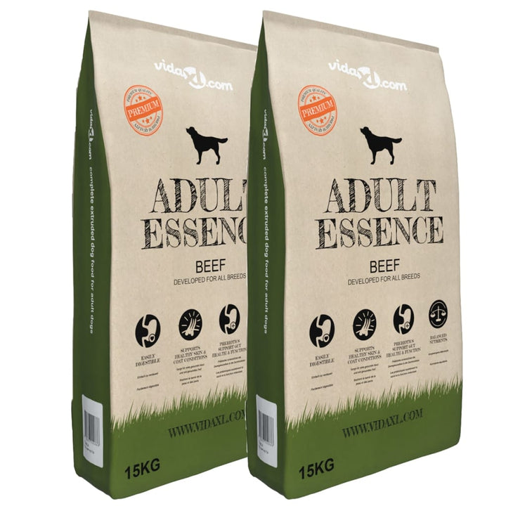 Premium hondenvoer droog Adult Essence Beef 30 kg 2 st - Griffin Retail