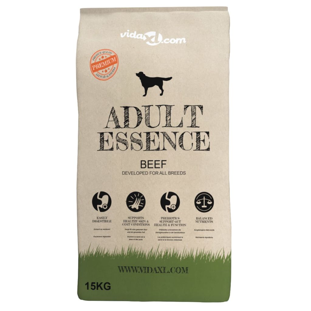 Premium hondenvoer droog Adult Essence Beef 30 kg 2 st - Griffin Retail