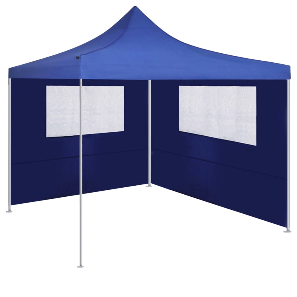 Prieelzijwand met ramen 4x2 m blauw - Griffin Retail