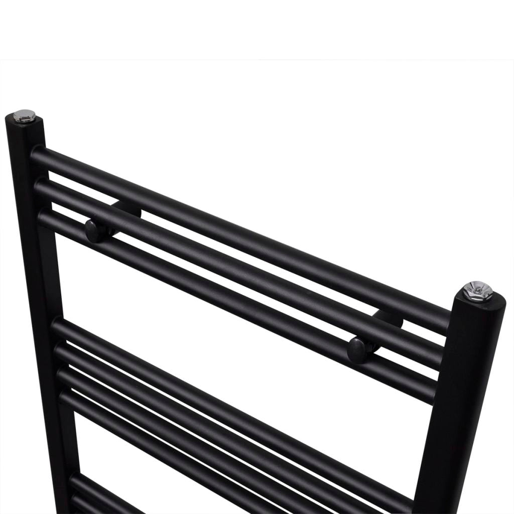 Radiator/handdoekenrek recht 480x480 mm zwart - Griffin Retail