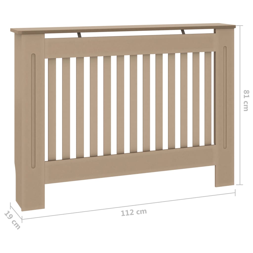 Radiatorombouw 112x19x81 cm MDF - Griffin Retail