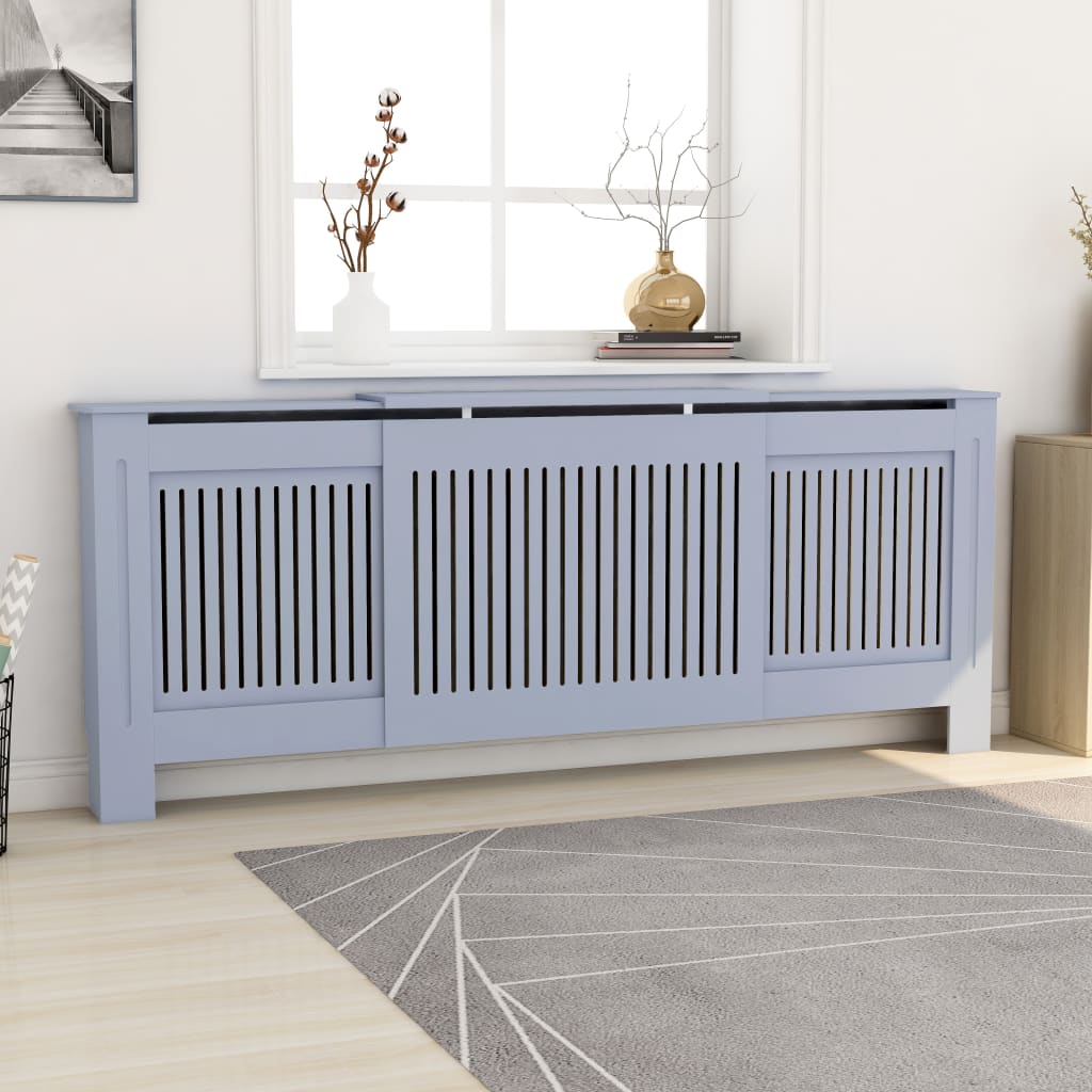 Radiatorombouw 205 cm MDF grijs - Griffin Retail