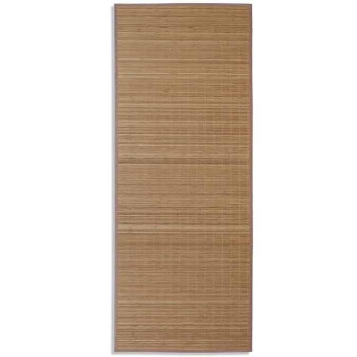 Rechthoekige bamboe mat 80 x 200 cm (Bruin) - Griffin Retail