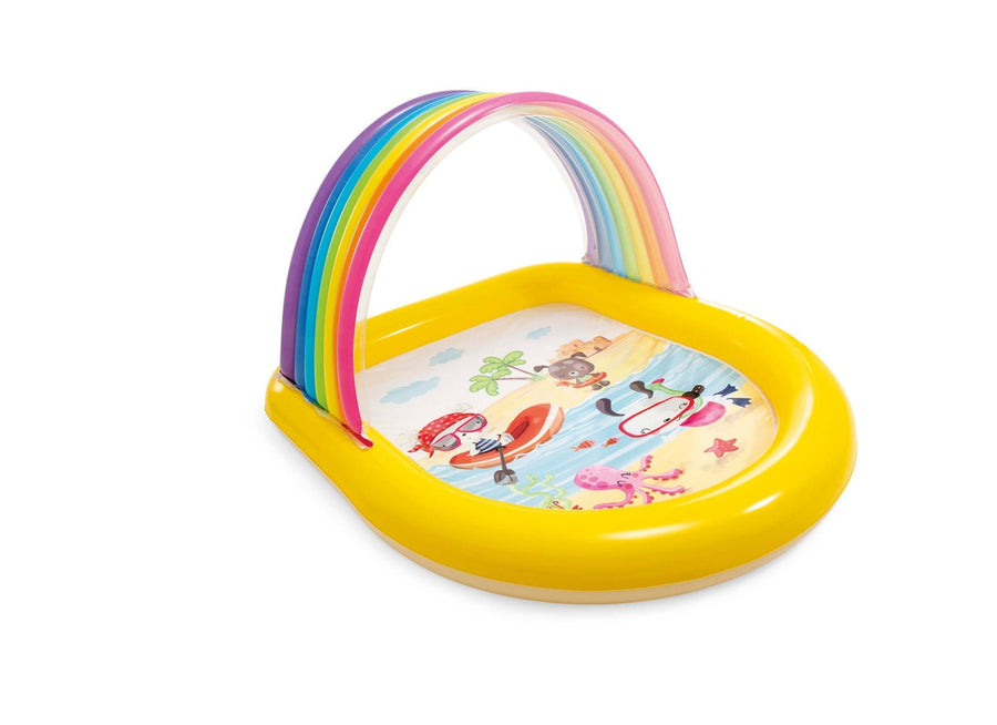 Regenboog zwembad met watersproeiers - Griffin Retail