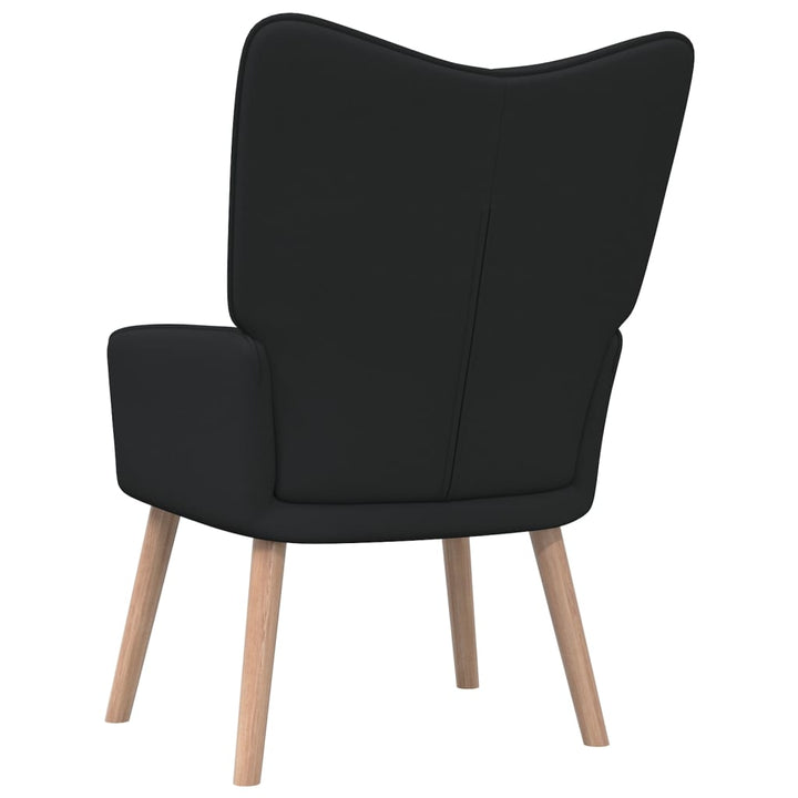 Relaxstoel 62x68,5x96 cm stof zwart - Griffin Retail