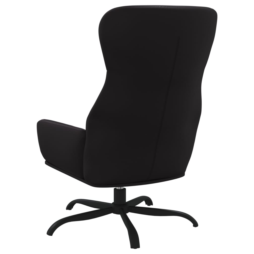 Relaxstoel kunstleer zwart - Griffin Retail