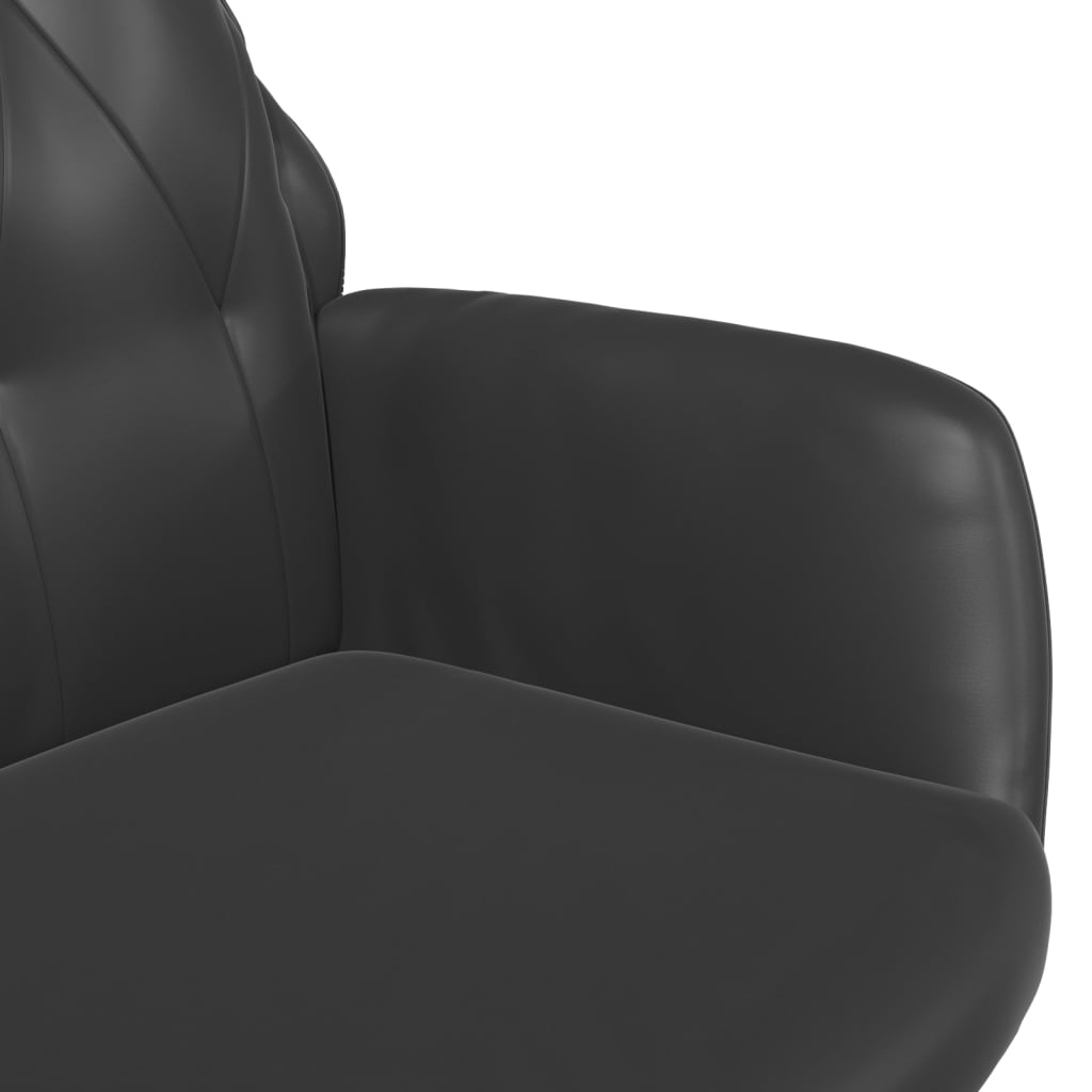 Relaxstoel kunstleer zwart - Griffin Retail