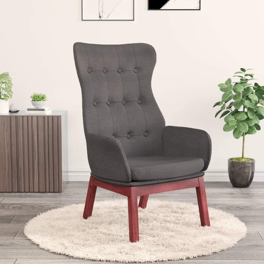 Relaxstoel stof donkergrijs - Griffin Retail