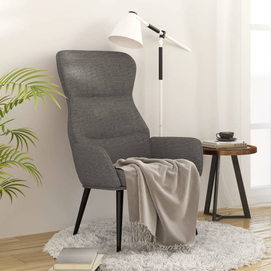 Relaxstoel stof lichtgrijs - Griffin Retail