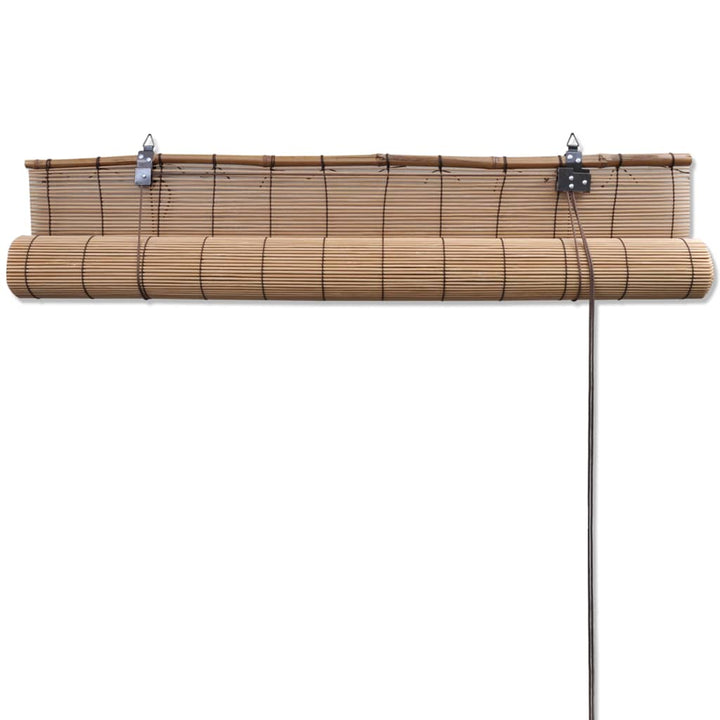 Rolgordijn 100x220 cm bamboe bruin - Griffin Retail