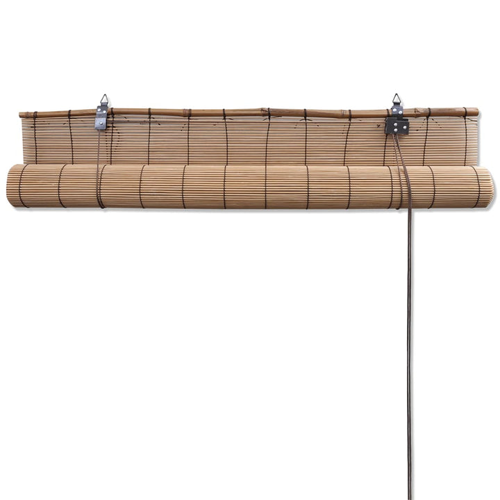 Rolgordijn 150x220 cm bamboe bruin - Griffin Retail