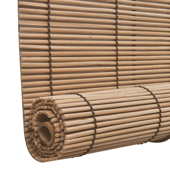 Rolgordijn 80x220 cm bamboe bruin - Griffin Retail