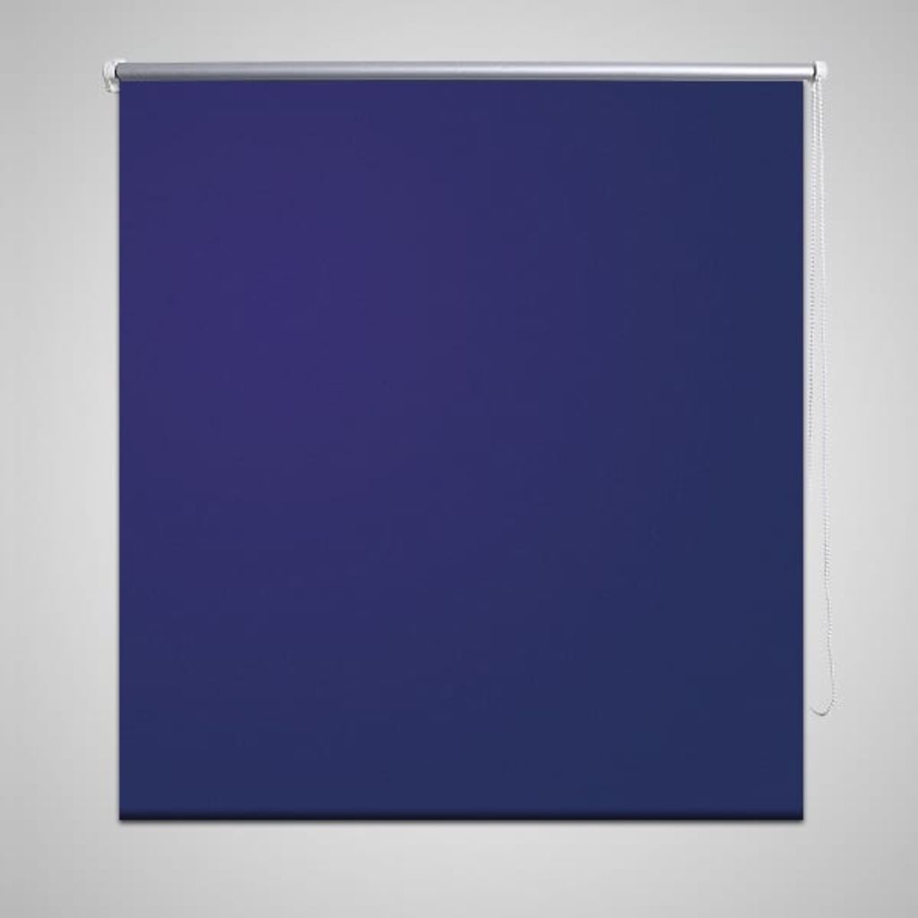 Rolgordijn verduisterend 120 x 175 cm marineblauw - Griffin Retail