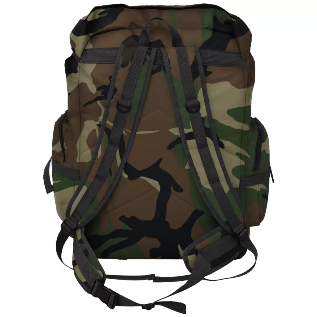 Rugzak legerstijl 65 L camouflage - Griffin Retail