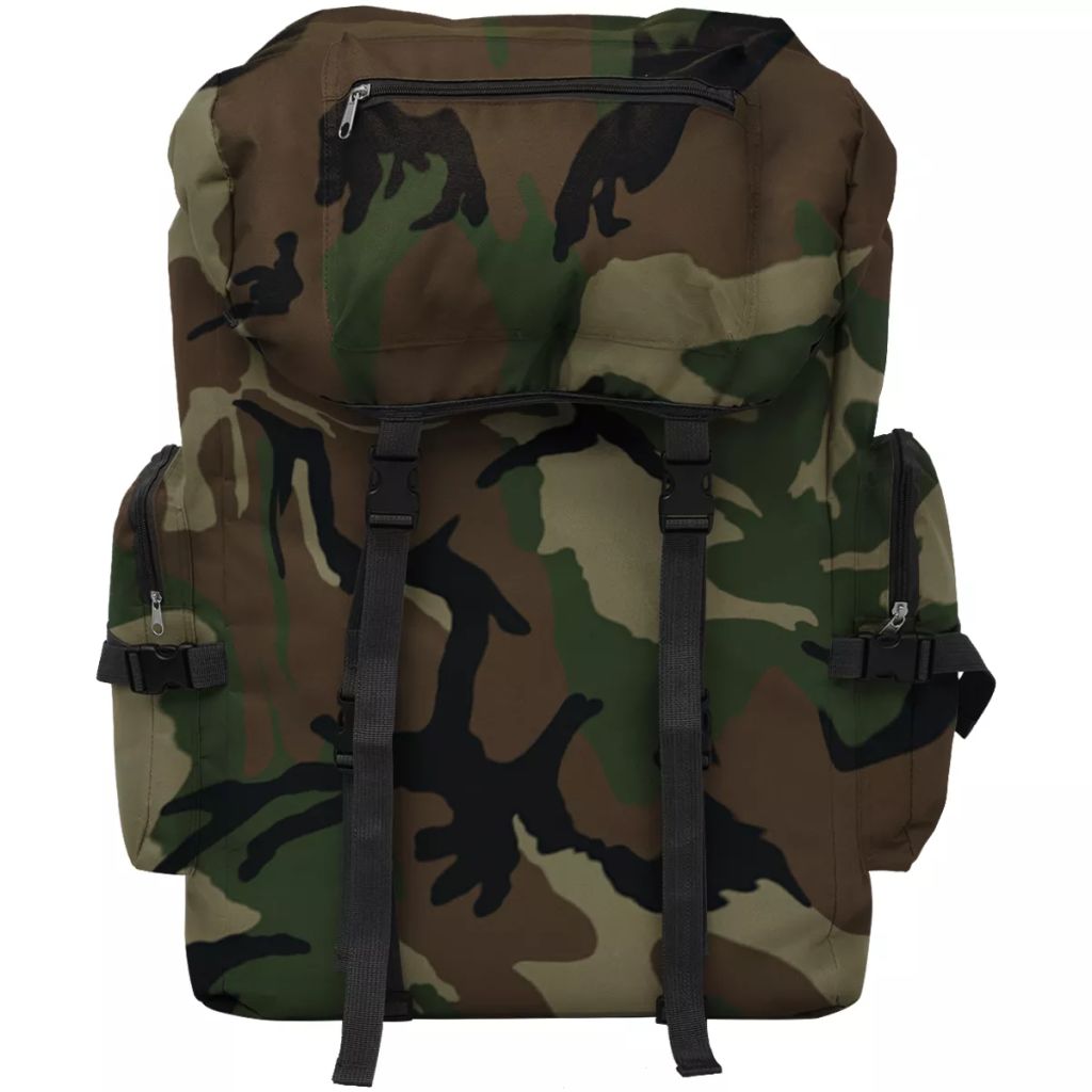 Rugzak legerstijl 65 L camouflage - Griffin Retail