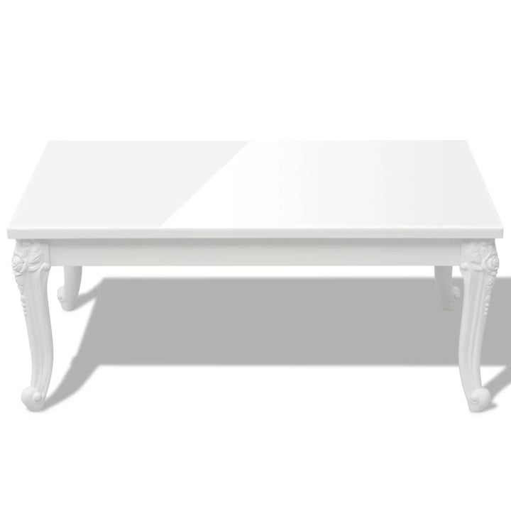 Salontafel 100 x 60 x 42 cm hoogglans wit - Griffin Retail