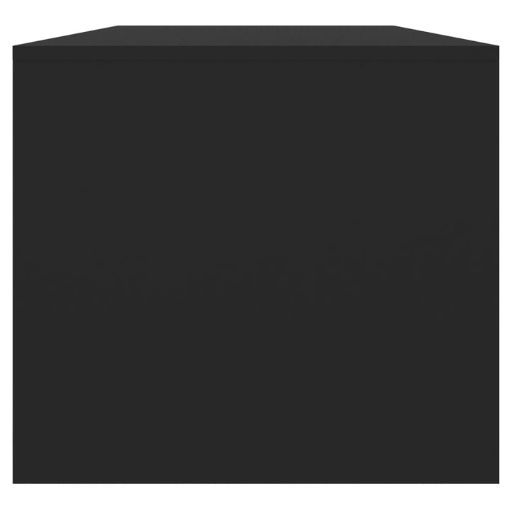 Salontafel 102x50x45 cm bewerkt hout zwart - Griffin Retail