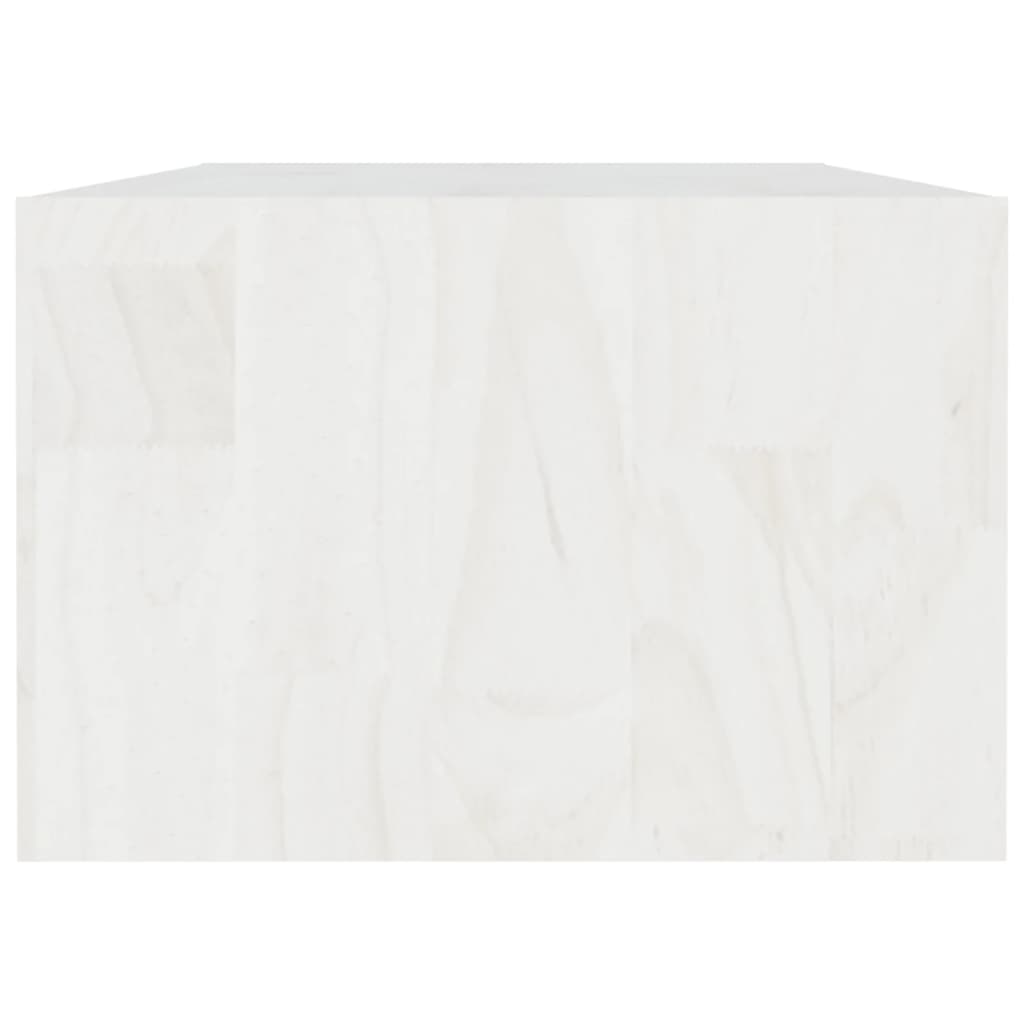 Salontafel 110x50x34 cm massief grenenhout wit - Griffin Retail