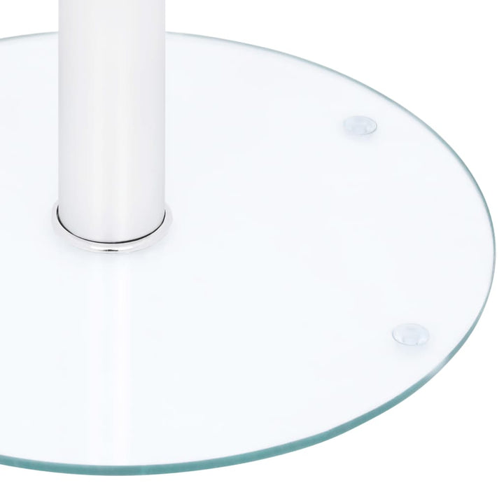 Salontafel 40 cm gehard glas transparant - Griffin Retail