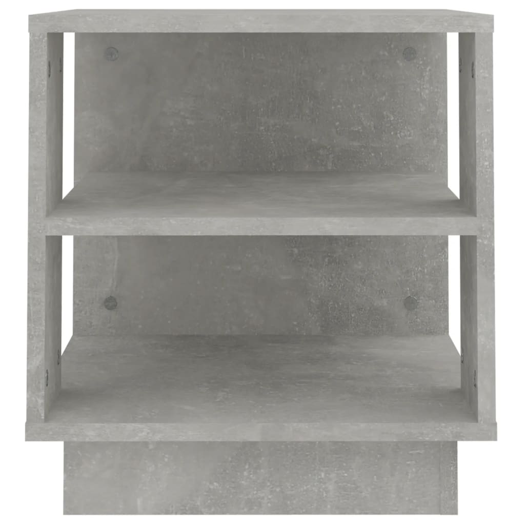 Salontafel 40x40x43 cm bewerkt hout betongrijs - Griffin Retail
