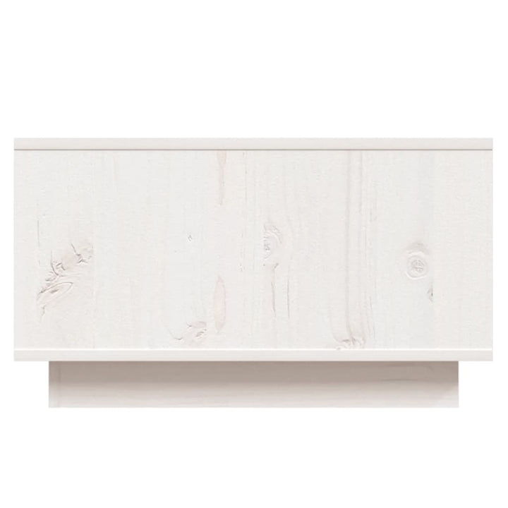 Salontafel 55x56x32 cm massief grenenhout wit - Griffin Retail