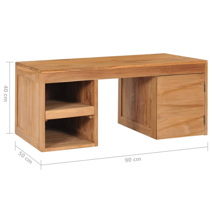 Salontafel 90x50x40 cm massief teakhout - Griffin Retail