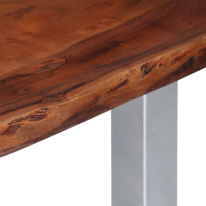 Salontafel met natuurlijke randen 115x60x40 cm acaciahout - Griffin Retail