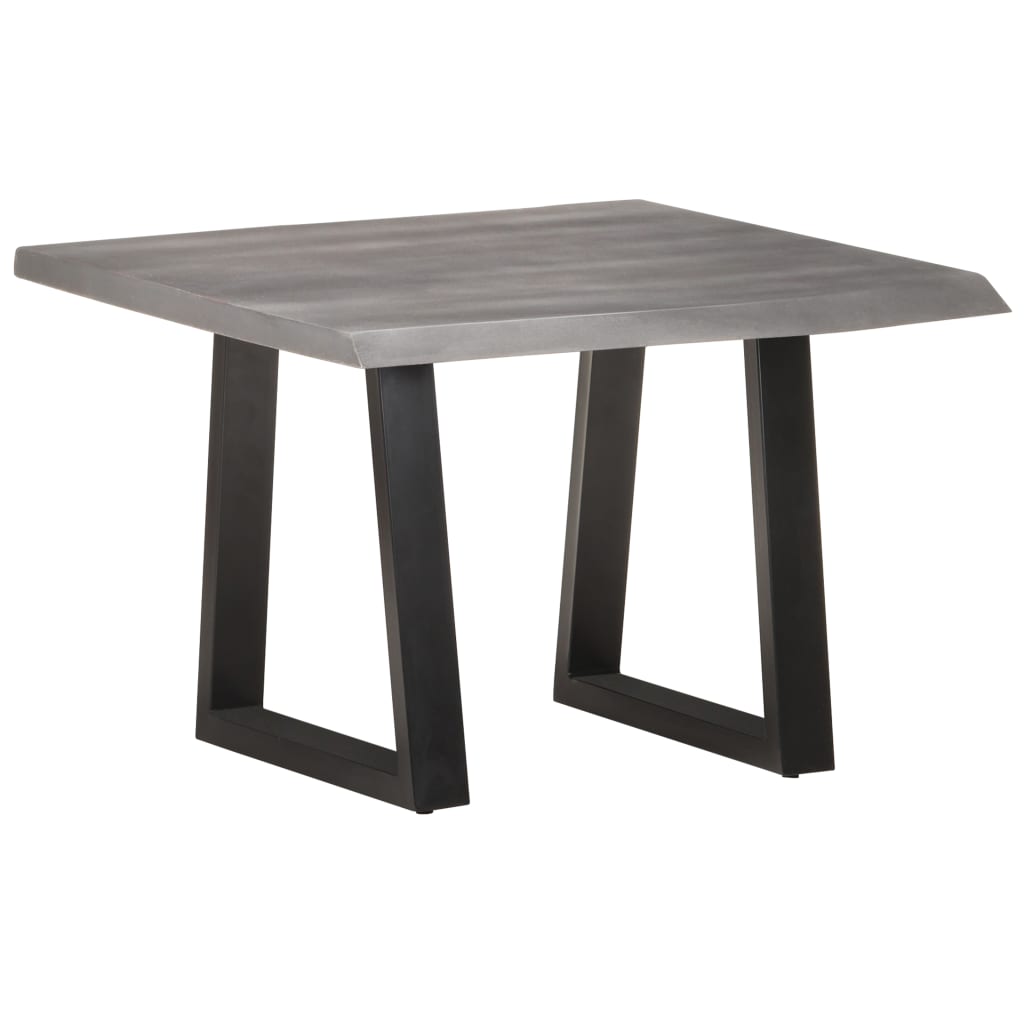 Salontafel met natuurlijke randen 60x60x40 cm acaciahout - Griffin Retail