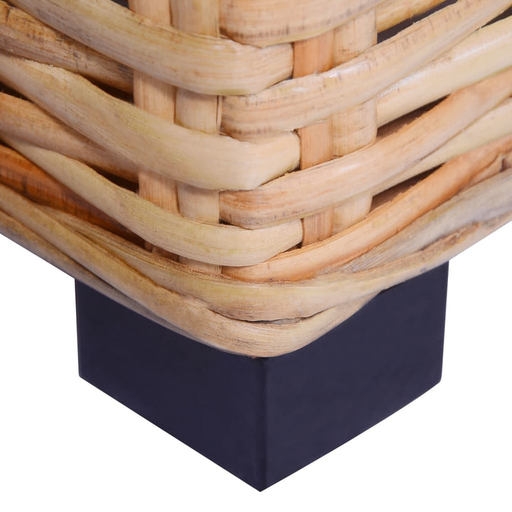 Salontafel natuurlijk rattan 45x45x30 cm - Griffin Retail