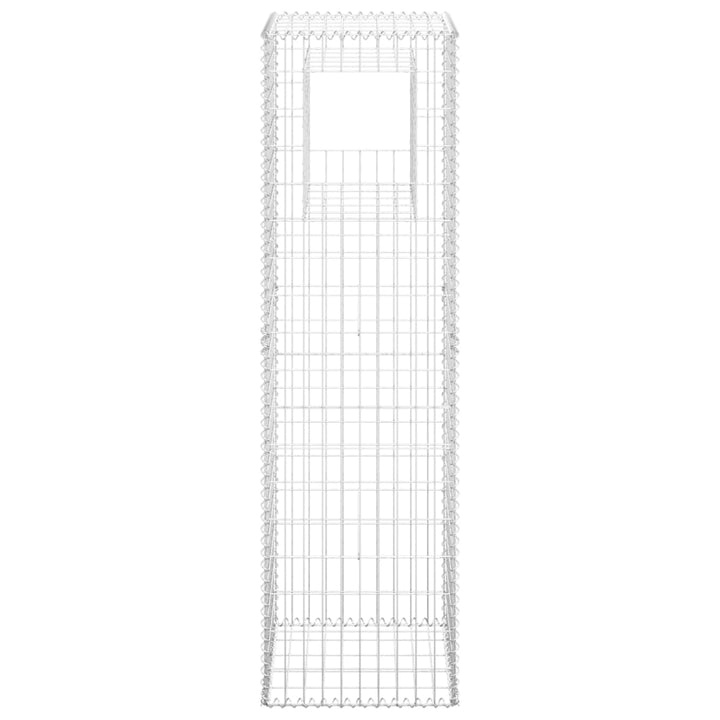 Schanskorf paal 50x50x180 cm ijzer - Griffin Retail