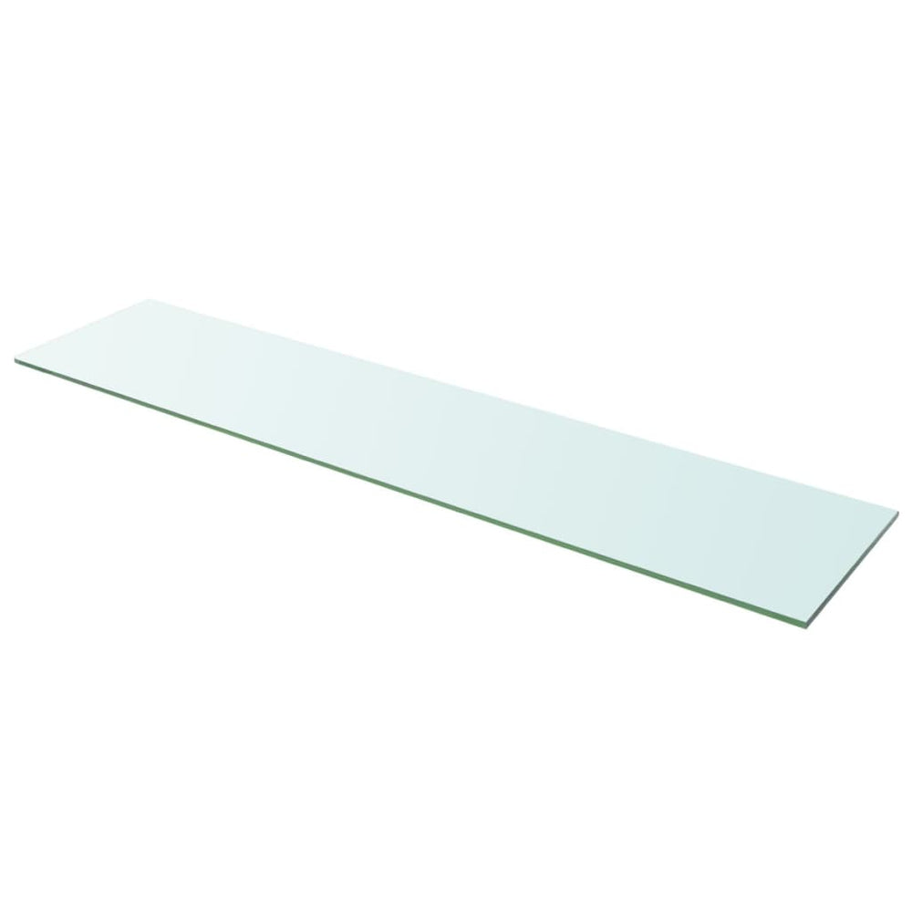 Schappen 2 st 110x25 cm glas transparant - Griffin Retail