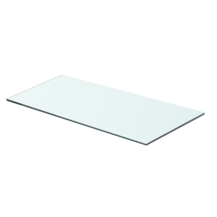 Schappen 2 st 60x25 cm glas transparant - Griffin Retail