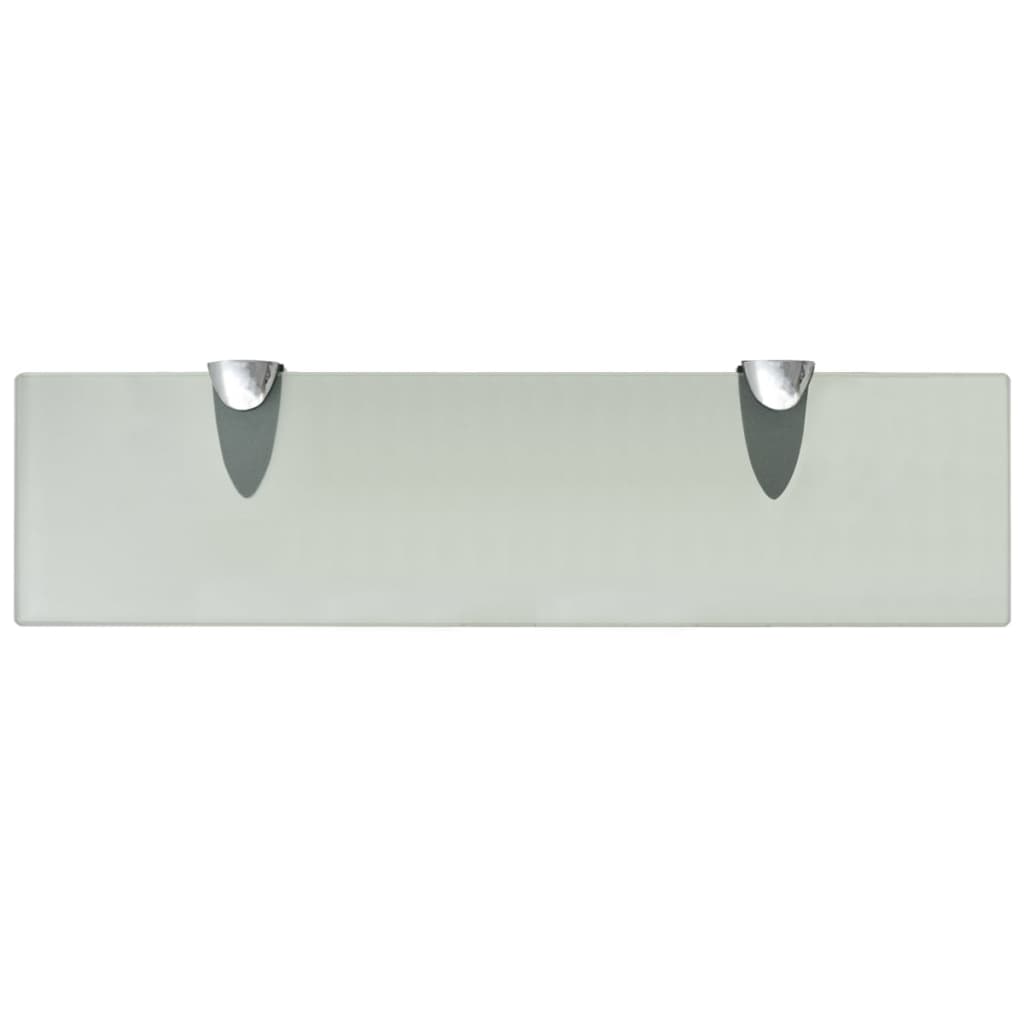 Schappen zwevend 2 st 40x10 cm 8 mm glas - Griffin Retail