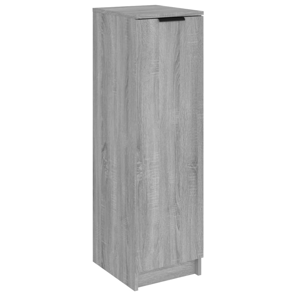 Schoenenkast 30x35x100 cm bewerkt hout grijs sonoma eikenkleur - Griffin Retail