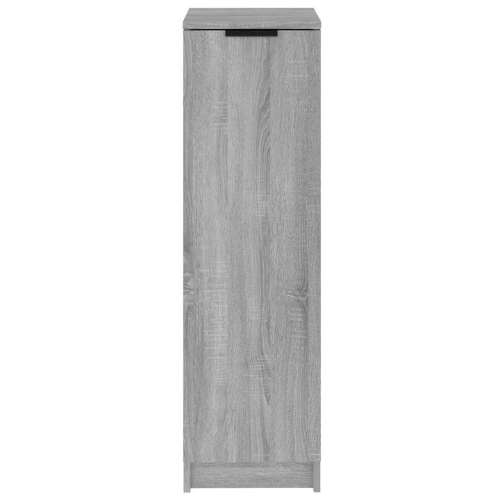 Schoenenkast 30x35x100 cm bewerkt hout grijs sonoma eikenkleur - Griffin Retail