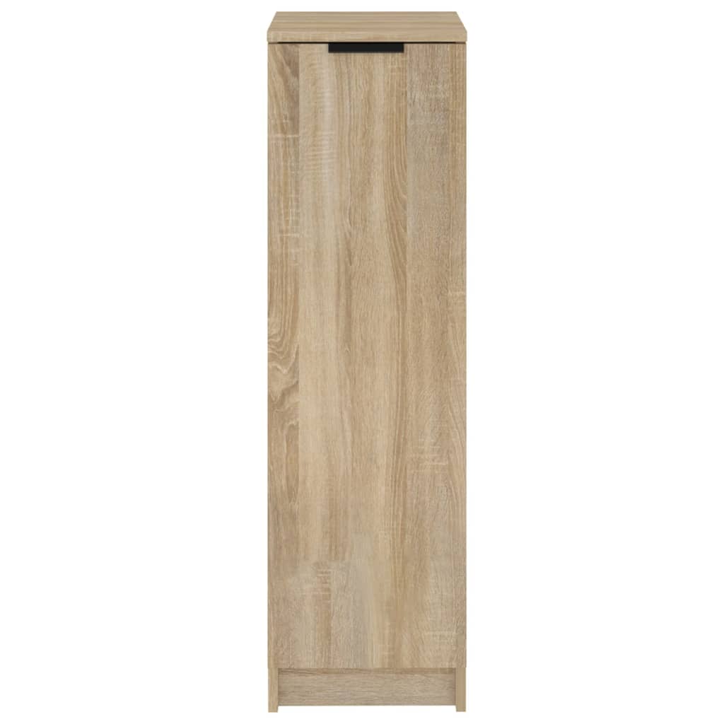 Schoenenkast 30x35x100 cm bewerkt hout sonoma eikenkleurig - Griffin Retail