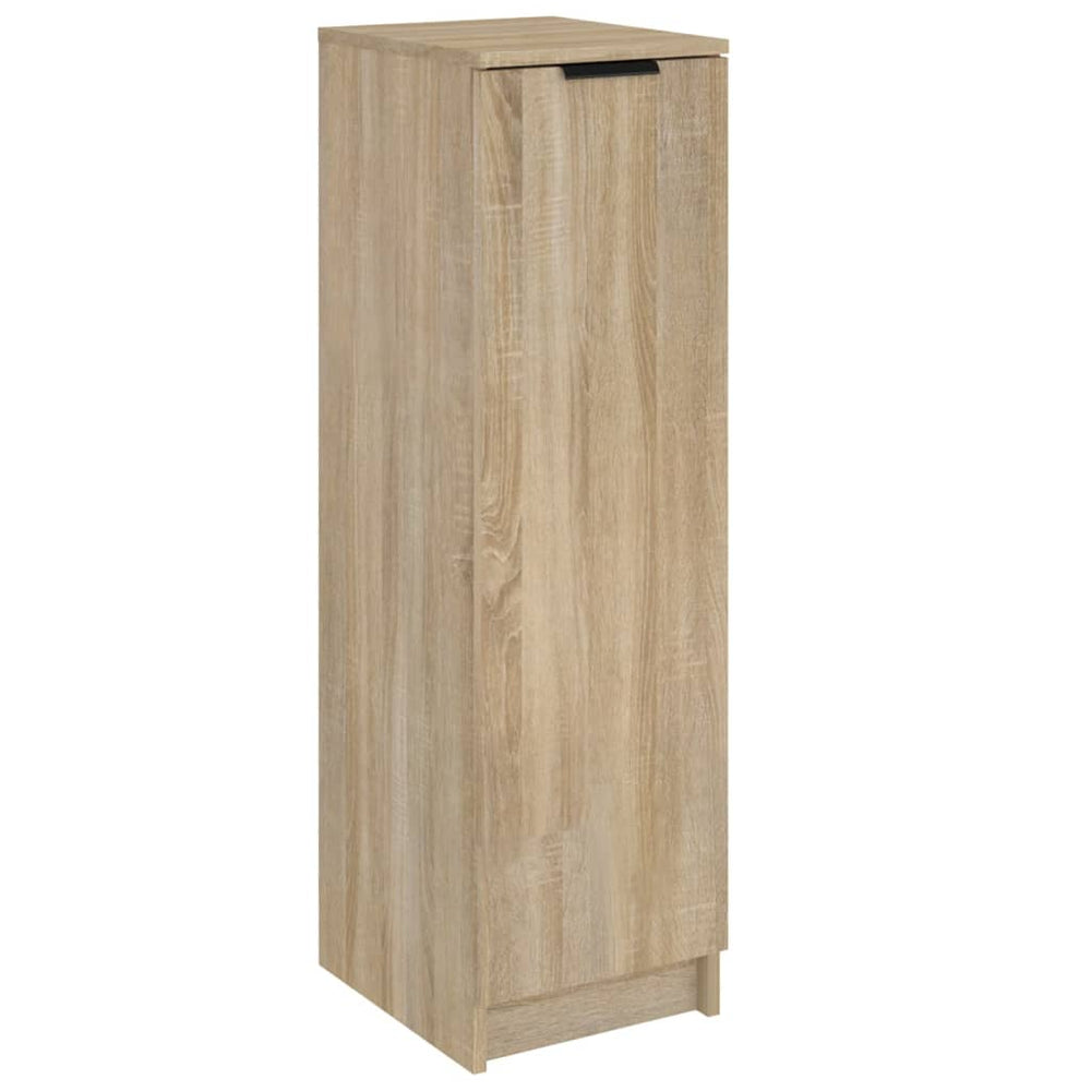 Schoenenkast 30x35x100 cm bewerkt hout sonoma eikenkleurig - Griffin Retail
