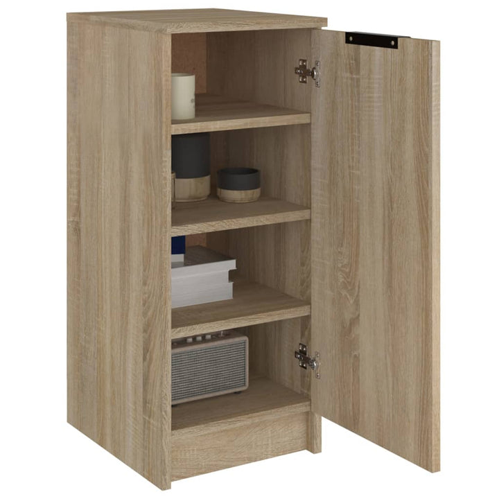 Schoenenkast 30x35x70 cm bewerkt hout sonoma eikenkleurig - Griffin Retail