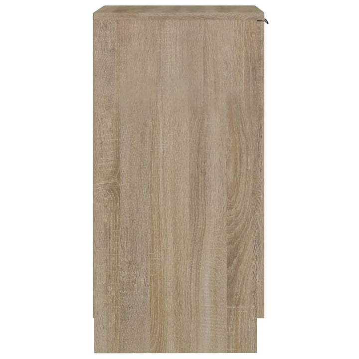 Schoenenkast 30x35x70 cm bewerkt hout sonoma eikenkleurig - Griffin Retail