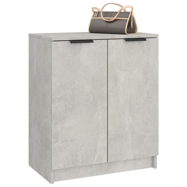 Schoenenkast 59x35x70 cm bewerkt hout betongrijs - Griffin Retail